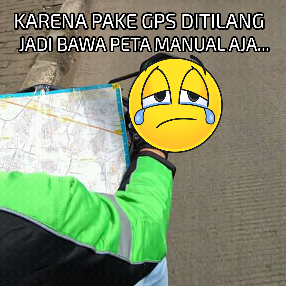 Bermunculan Meme Kocak Larangan Berkendara Pakai Gps Otosiacom