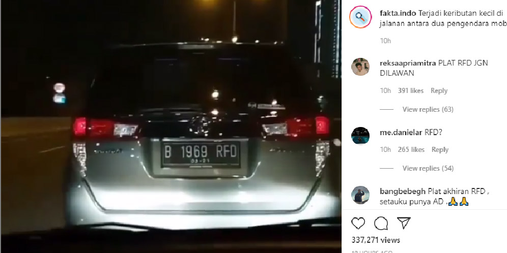 Toyota Innova ugal-ugalan (Instagram/@fakta.indo)