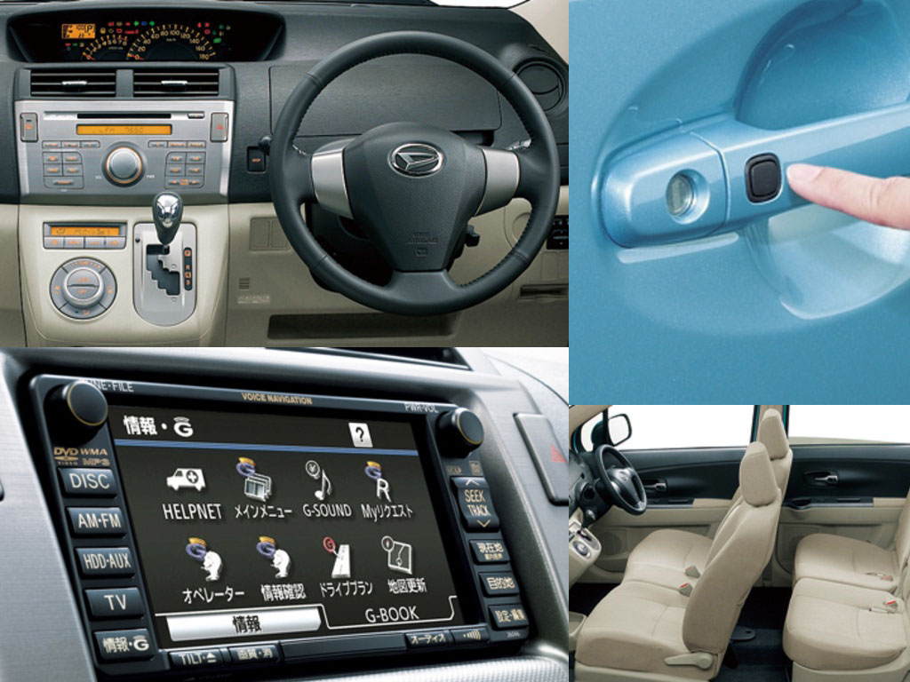 Interior dan beberapa fitur Daihatsu Boon Luminas (Daihatsu)