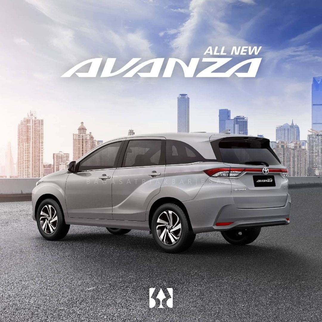 Render sisi belakang All New Avanza (Instagram/@bagasatriakbar)