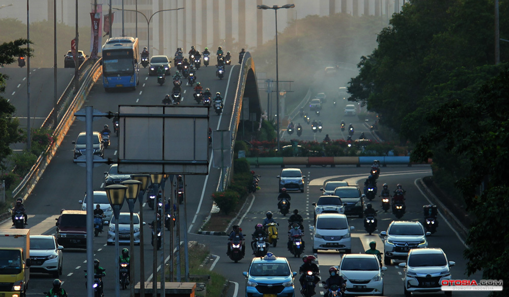 Kualitas udara di Jakarta berkurang akibat emisi kendaraan yang buruk