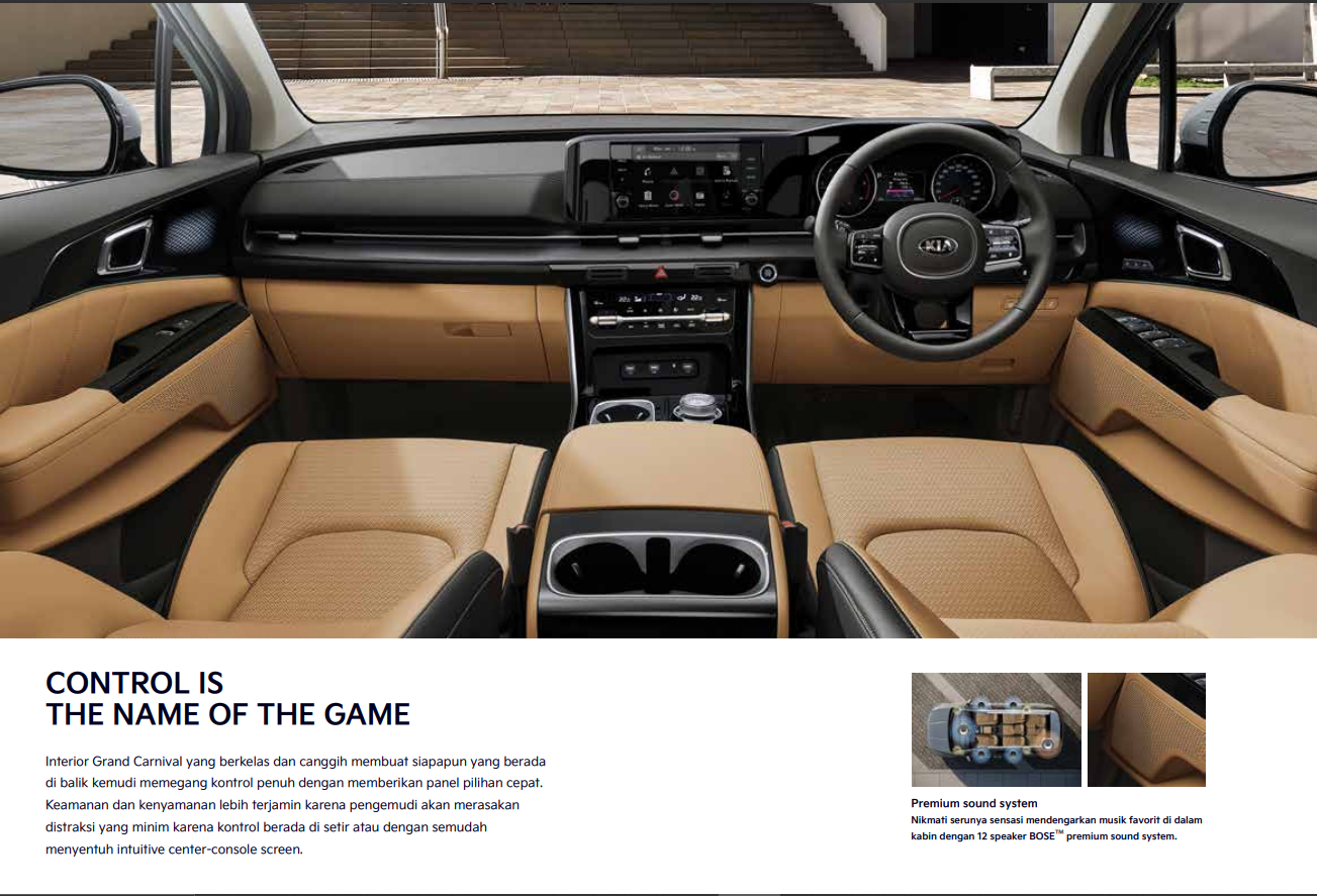 Interior KIA Carnival (kia.com/id)