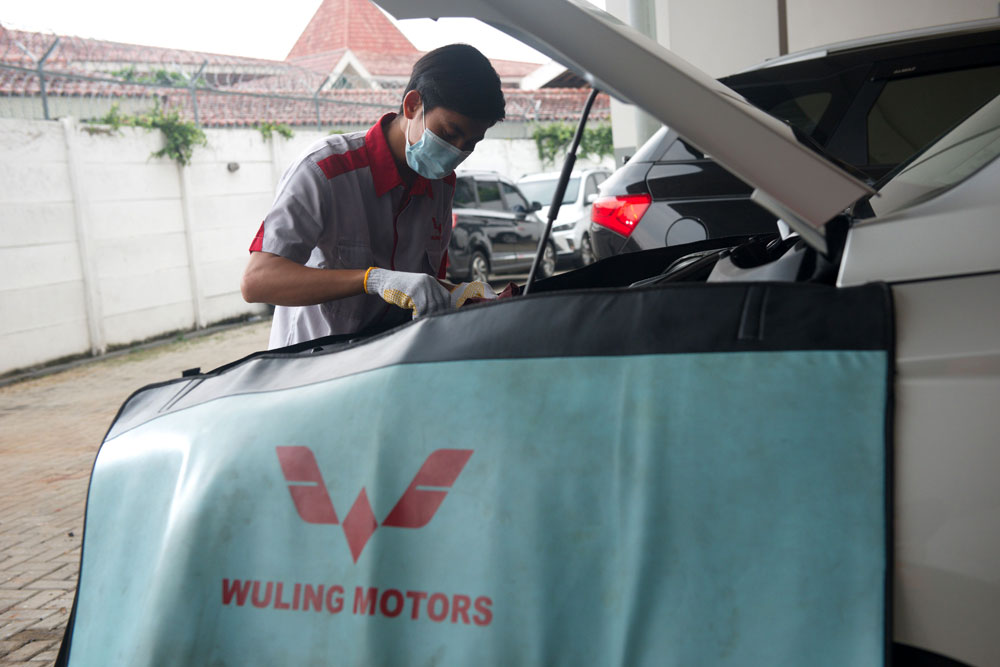 Wuling memberikan potongan harga suku cadang 50% (Wuling Motors)