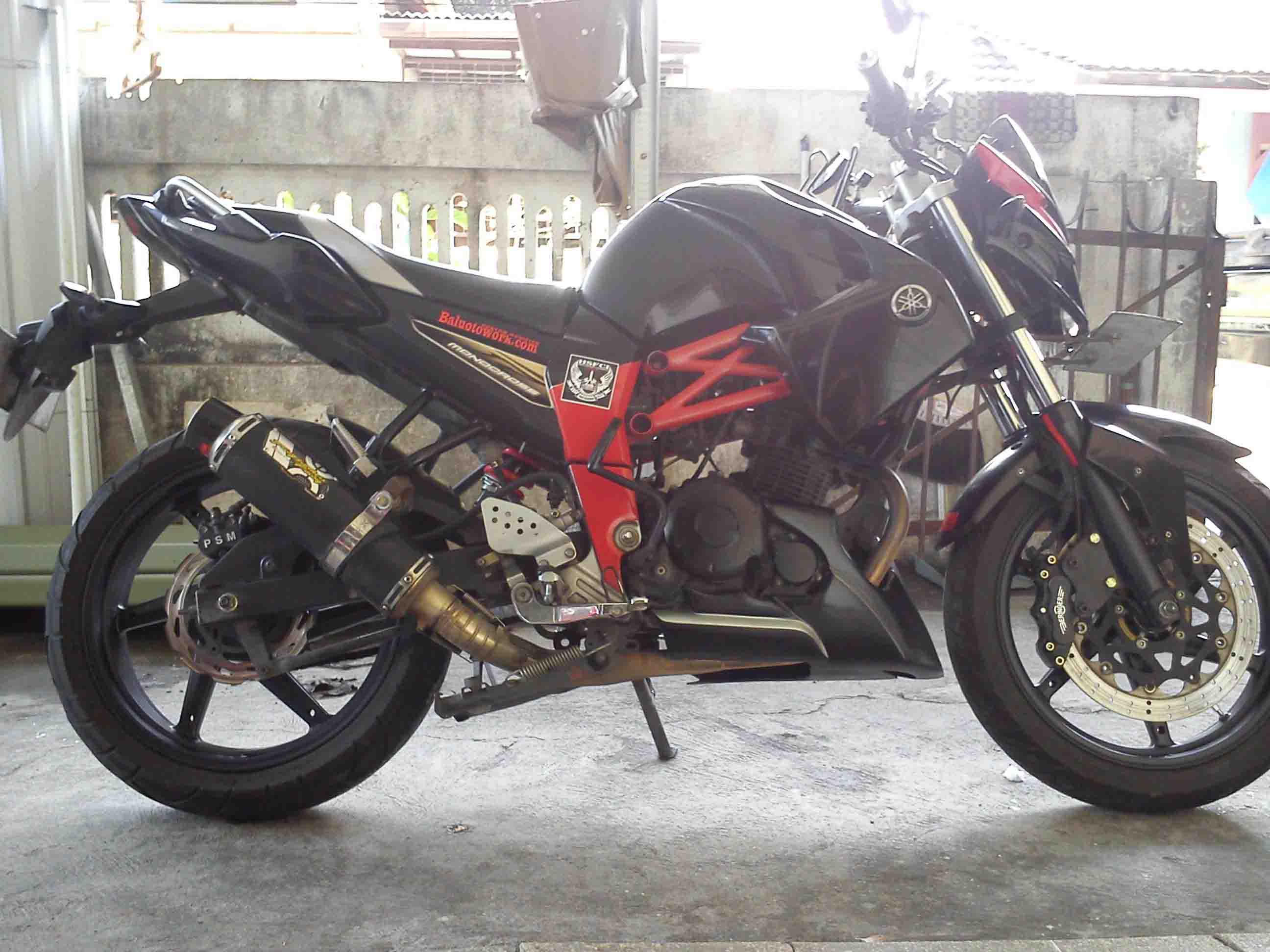 Koleksi 30 Modifikasi Yamaha Byson Street Fighter Bersolek Cutting