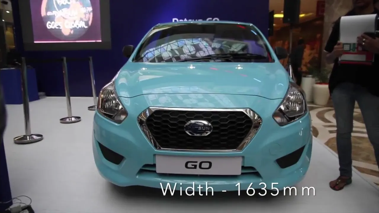 Penampakan depan Datsun Go