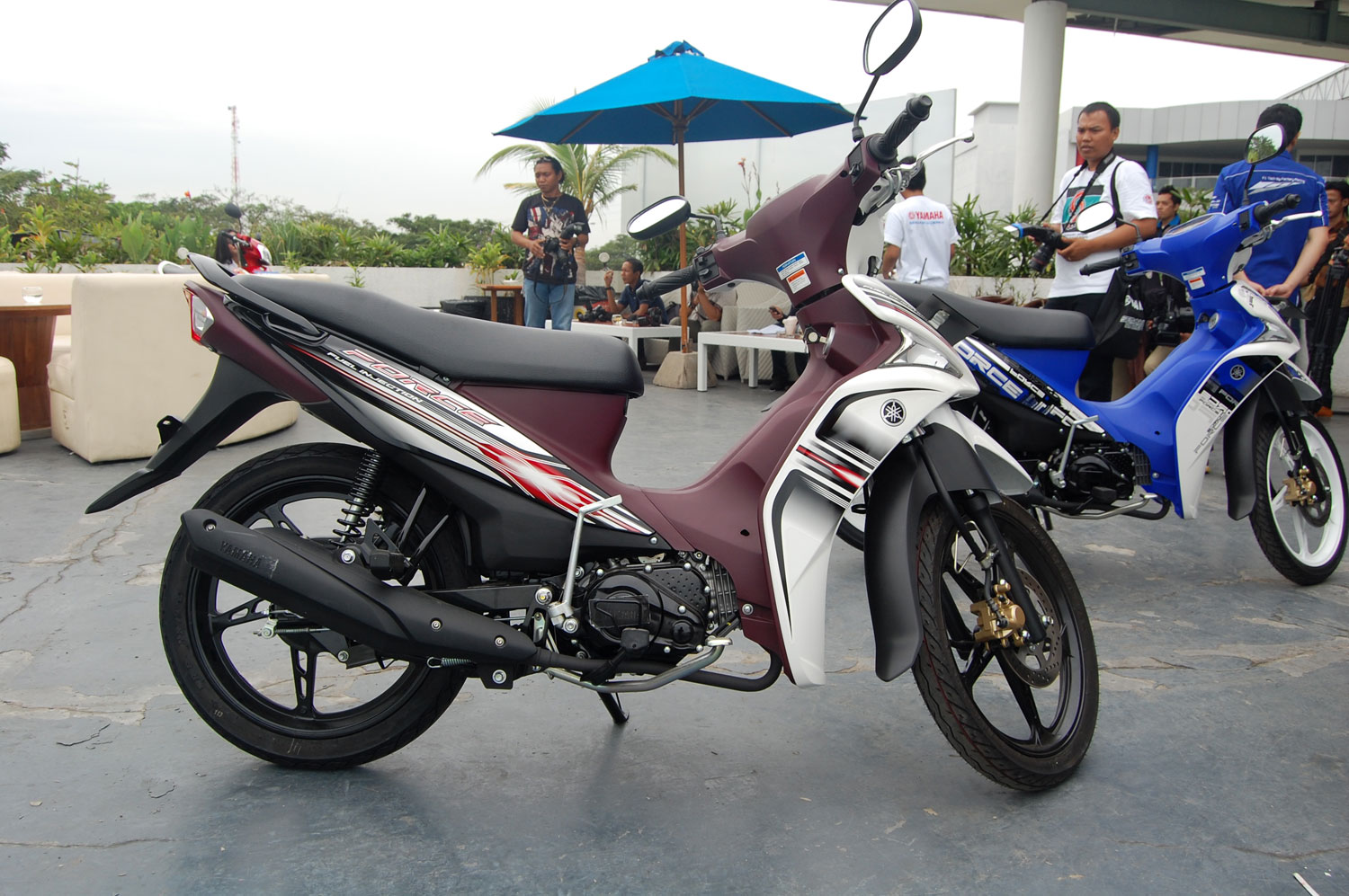 81 Foto Modifikasi Motor  Yamaha  Force  One TeaModifikasi