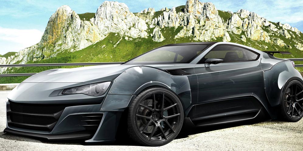 Desain Supercar Paling Keren Berbasis Toyota GT86!