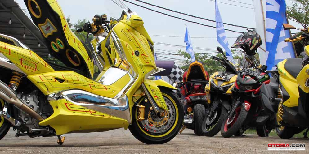 Gaya Modifikasi NMax-XMax Bali Punya 3 Ciri