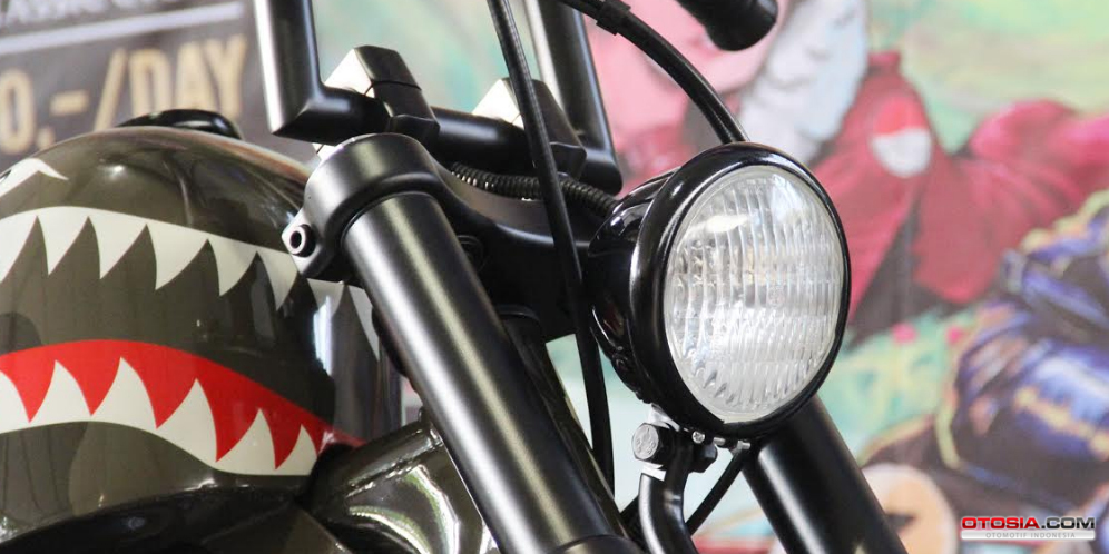 Moge Hadiah Undian Kustomfest 2018 Pakai Jok Ransel Tentara