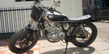 Modif Suzuki Thunder 125 ala Street Tracker  Otosia.com