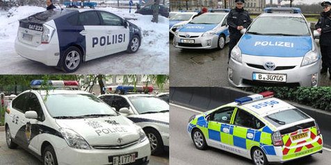 Toyota Prius Andalan Polisi Ramah Lingkungan