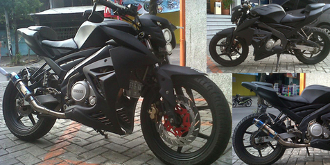 8 Detail Modifikasi  Yamaha Vixion  Street Fighter Full 