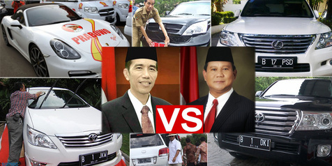 Barisan Mobil Mewah Di Sekeliling 'Jokowi Vs Prabowo' | Otosia.com