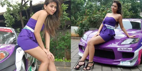 Model Ines Amelia Bermimpi Jadi Pebalap Model Ines Amelia Bermimpi Jadi Pebalap
