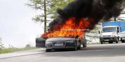 Prototip Audi A7 2019 Dilalap Si Jago Merah Saat Dites