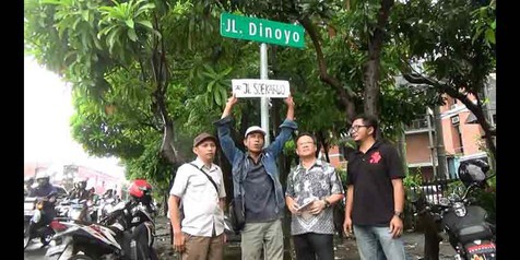 Warga Surabaya Berubah Jadi Rakyat Sableng Gara-Gara Jalan Dinoyo