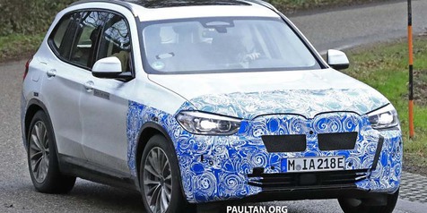 Jelang Debutnya, Tampilan BMW iX3 Semakin Jelas