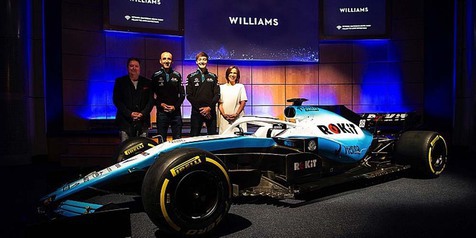 Resmi Berpisah dengan Martini, Wiliams F1 Punya Livery Baru