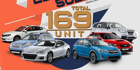 Ratusan Subaru Dilelang, Mulai SUV Sampai Mobil Sport