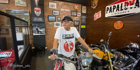 Kepergok Andre Taulany, Aksi Sule Saat Berniat Bawa Harley Davidson Klasik Diam-diam