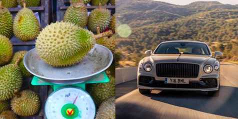 Pedagang Durian Patok Harga Sesuai dengan Jenis Mobil Pembeli