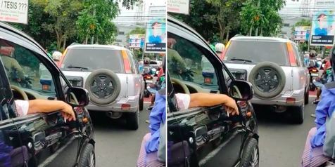 Viral Video Pengemudi Merokok dan Buang Puntung ke Luar Mobil Bikin Netizen Debat