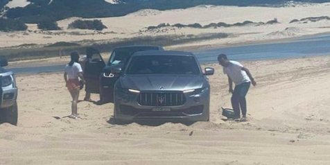 SUV Mewah Terjebak di Pantai, Pemilik Kena Hujat Netizen