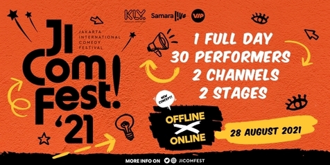 Jakarta International Comedy Festival (JICOMFEST) Hadir Kembali Pada 28 Agustus 2021