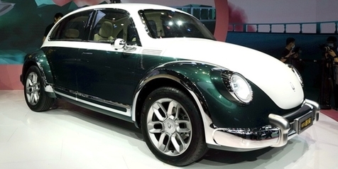 Pabrikan China Patenkan Desain Mobil Mirip Volkswagen Beetle