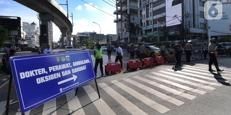 Polisi Perketat Mobilitas Kendaraan, PPKM Darurat DKI Jakarta Dibagi Dua Sesi