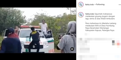 Viral Video Mahasiswa Joget-joget di Atas Mobil Ambulans, Banjir Kecaman Netizen