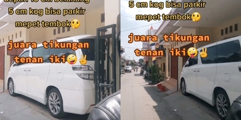 Heboh Toyota Vellfire Diparkir Mepet Tembok, Netizen: Ini yang Namanya Tetangga Pro dan Bijak