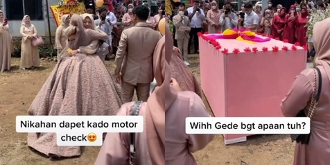 Viral Pengantin Dapat Kado Honda Scoopy saat Nikah, Netizen: Bingung Balikinnya