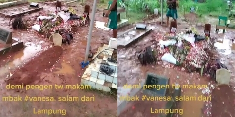 Cerita Sopir Truk Asal Lampung, Datangi Makam Vanessa Angel Usai Antar Barang