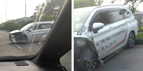 Waduh, Baru Dites Toyota Veloz Malah Kecelakaan