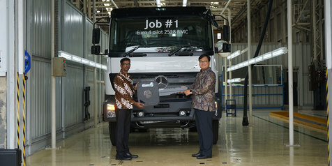 Mercedes-Benz Perkenalkan Truk Axor Berstandar Emisi Euro 4 Rakitan Bogor