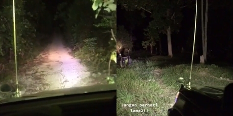 Merinding! Naik Mobil saat Tengah Malam di Hutan, Pria Ini Berjumpa Sosok Diduga Kuntilanak