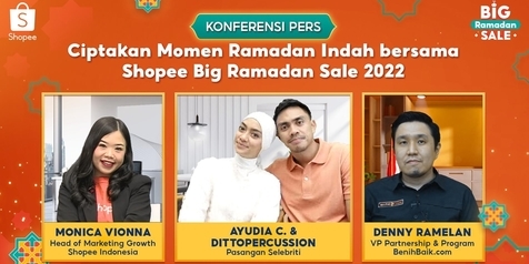 Kiat Nikmati Bulan Puasa dengan Shopee Big Ramadan Sale 2022 ala Ayudia dan DITTOPERCUSSION