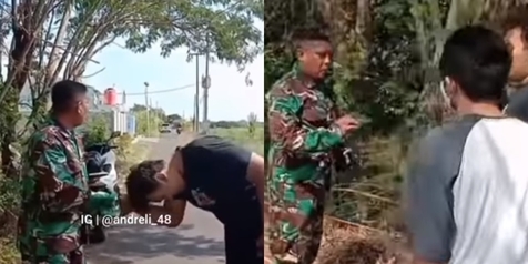 Adem! Anggota TNI Ini Tetap Ramah Full Senyum Meski Mobilnya Ditabrak