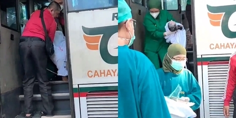 Viral Ibu Melahirkan di Dalam Bus Tanjung Priok-Leuwiliang, Aksi Gercep Petugas Medis Bikin Salut