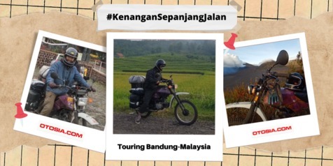 Cerita Pria Touring Bandung-Malaysia Naik Motor Klasik dengan Ongkos Tak Sampai Sejuta