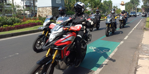 Pembuktian Sensasi Berkendara Menyenangkan Honda CB150X di Jatim