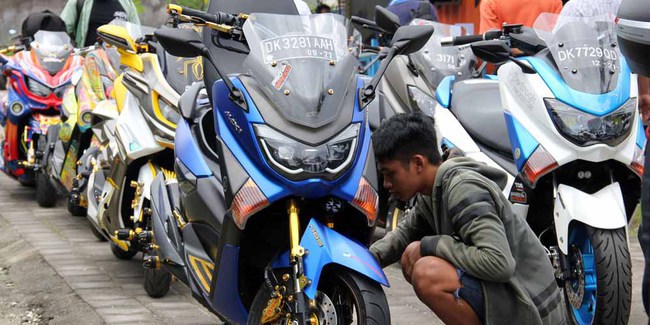 Kontes Modifikasi Yamaha Max Di Bali Bule Bule Pernah Ikutan Otosia Com