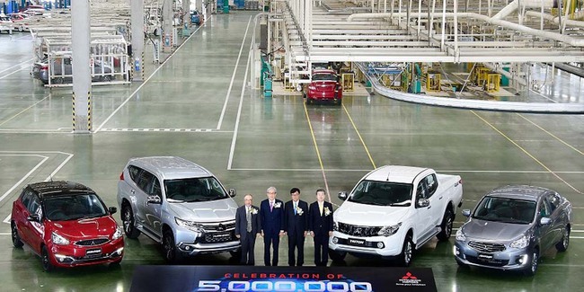 Mitsubishi Pajero Jadi Penanda Produksi Mobil ke-5 Juta Pabrik Thailand 