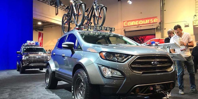 Sosok Kekar Ford EcoSport Modifikasi Mejeng di SEMA 2018 