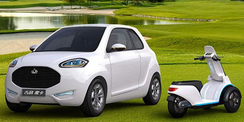 Geely McCar Mobil Ber-scooter Ramah Lingkungan Otosia.com