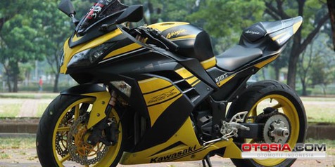 Modif Ninja: Konsep Gado-gado Moge ZX-6R dan GSX-R750 