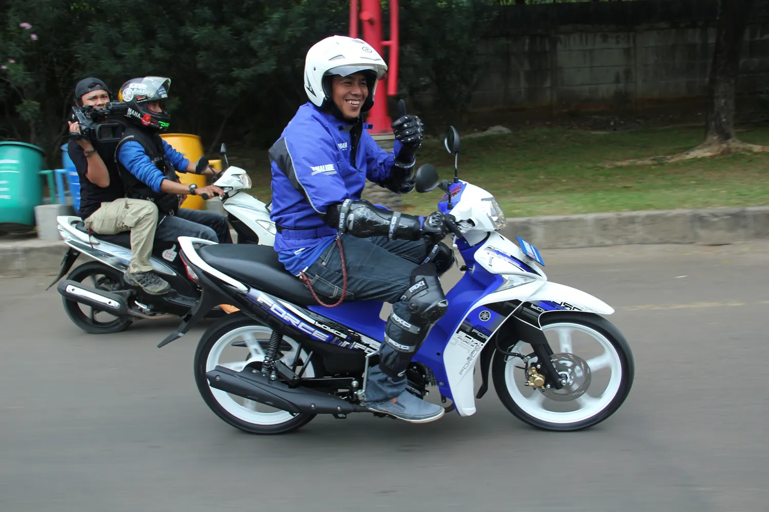 Test ride Yamaha Force