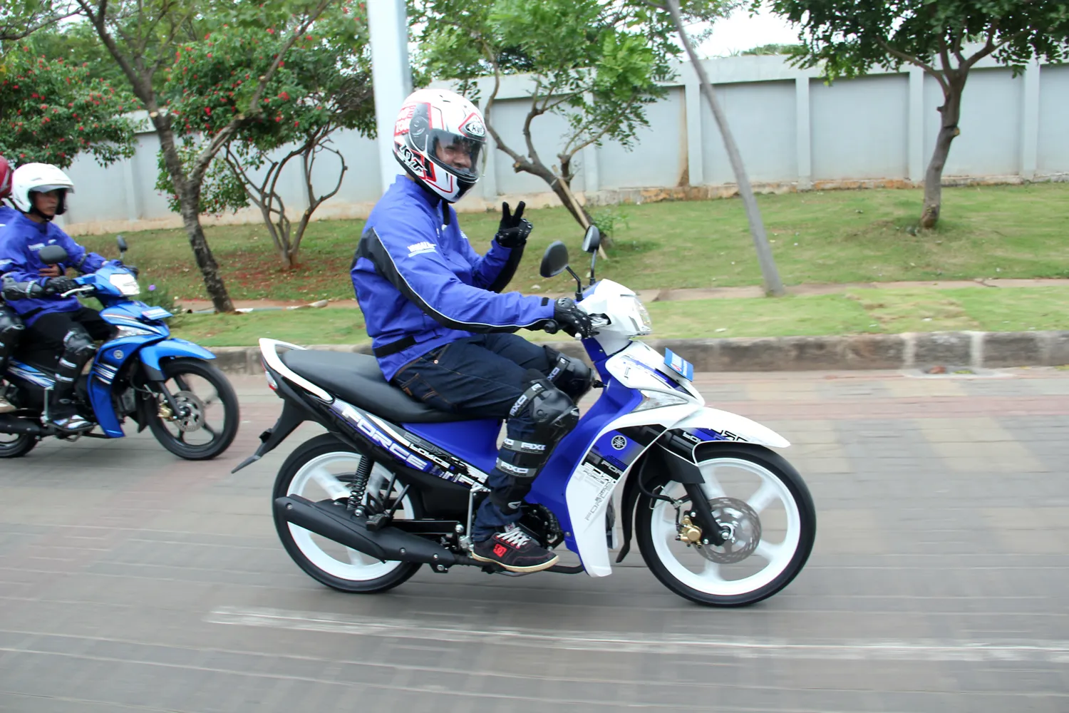 Test ride Yamaha Force