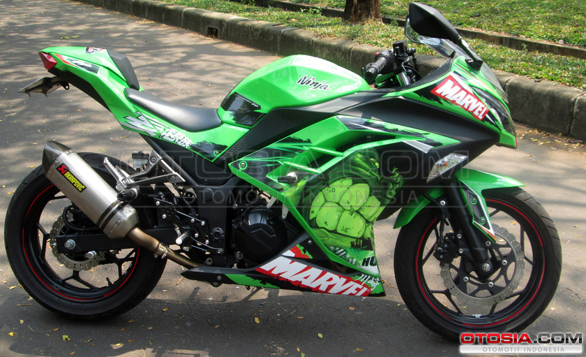  Modifikasi  Kawasaki Ninja  250  Fi minimalis namun tetap 